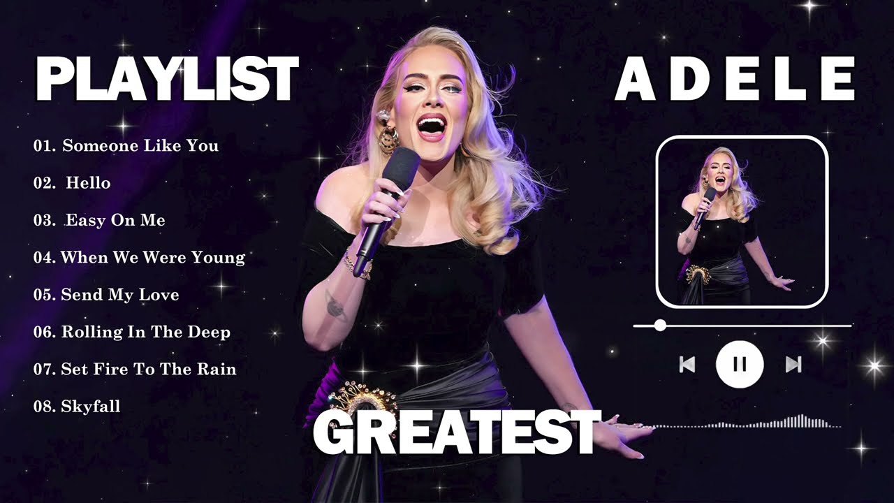 Top 8 Adele Songs | Adele's Best Songs Playlist | Top English songs | Popular English music playlist