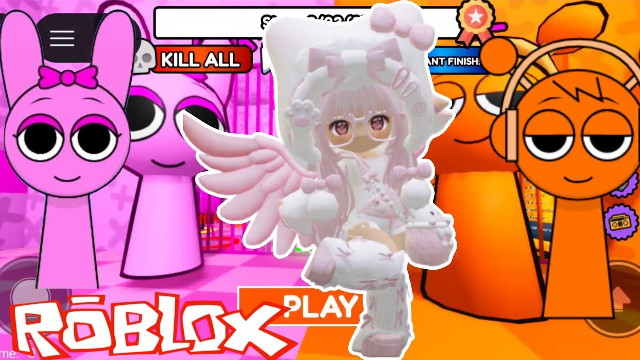 ROBLOX pink vs orange Splanki prison run 💔😭💕💕 #gameplay #roblox #orange #splanki