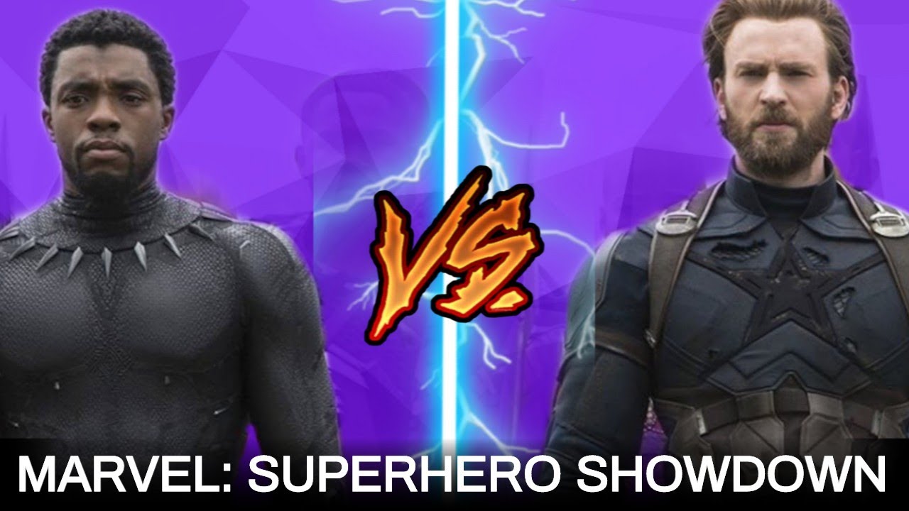 Captain America Vs Black Panther | Superhero Showdown In Hindi | BlueIceBear