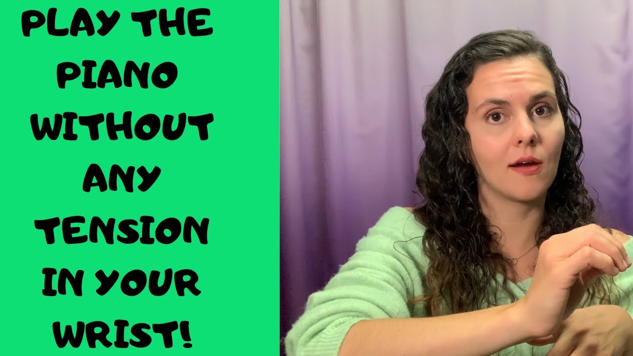 HOW TO PLAY THE PIANO WITHOUT ANY TENSION IN YOU WRIST // Right Posture and Position At The Piano!