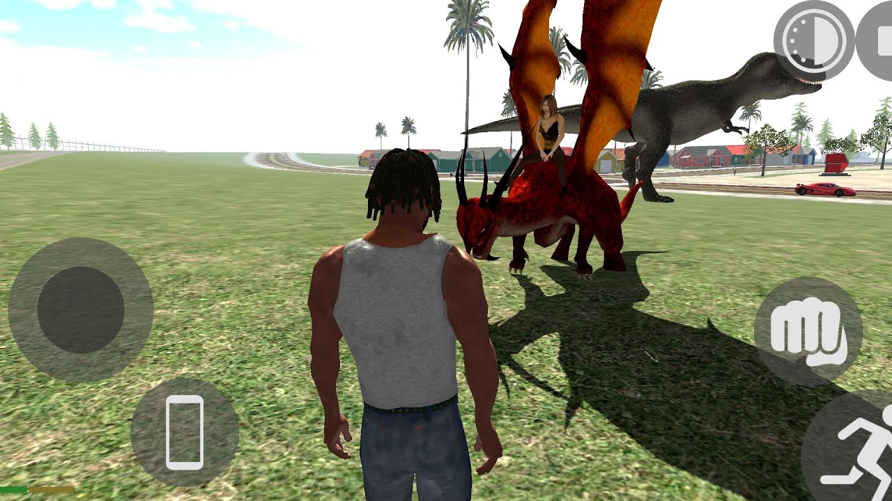 Dianosour ko bomb se mar diya 😱😱.   Indian bike game 3d 