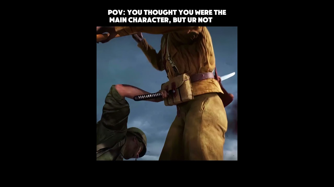 POV you thought you were the main character but no