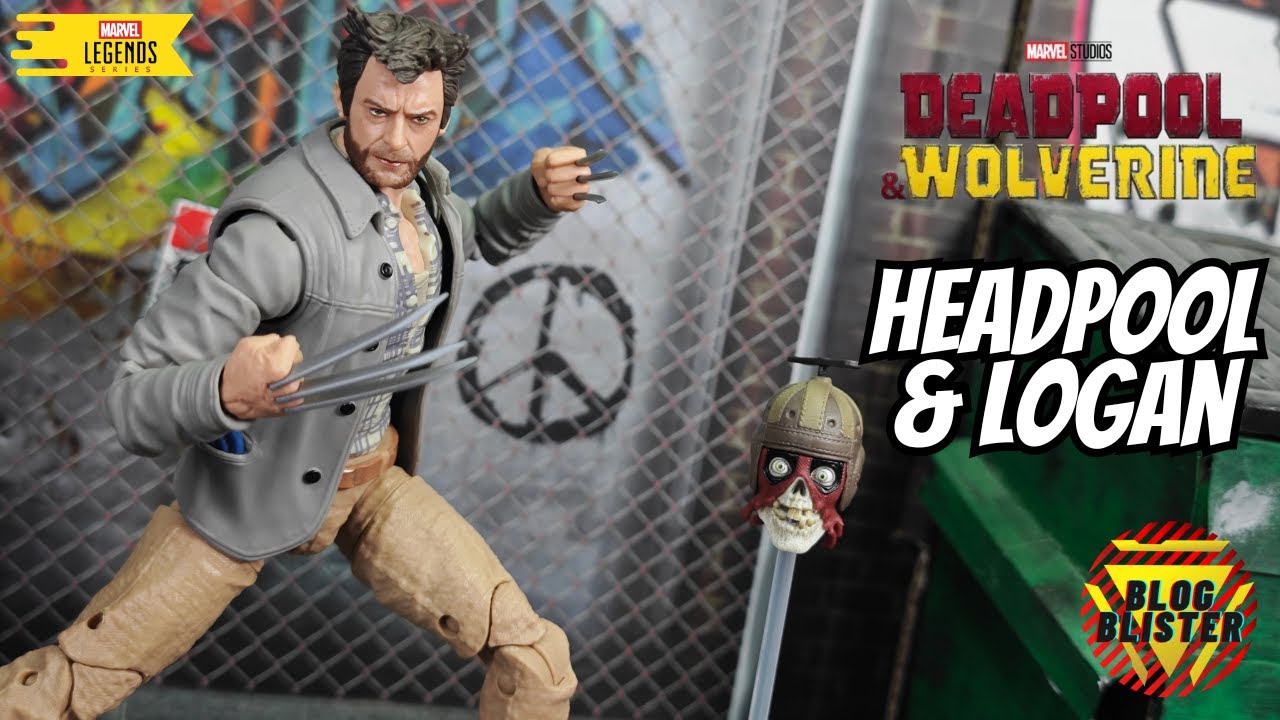 Marvel Legends Headpool y Logan Deadpool and Wolverine Movie Rese&ntilde;a Review En Espa&ntilde;ol
