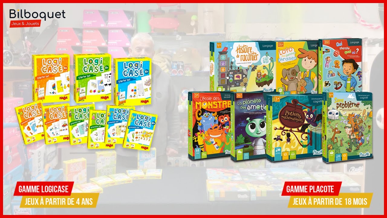 Jeux Éducatifs (18mois+) - Gamme Logicase (Haba) + Gamme Placote