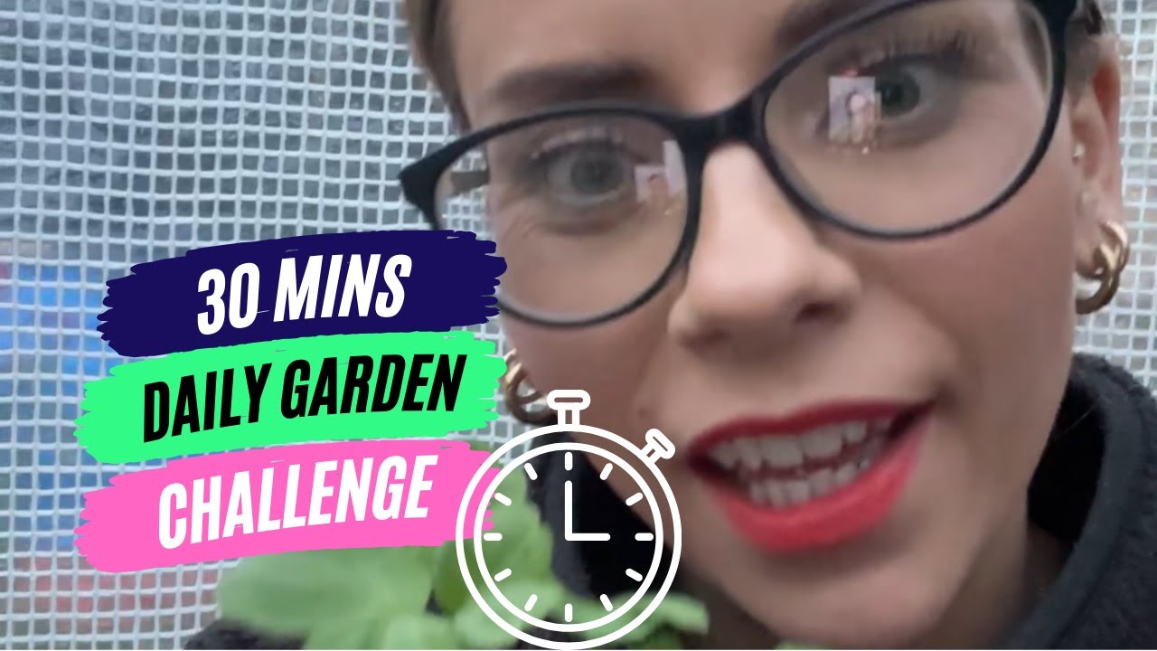 HALF AN HOUR In the Garden With me...