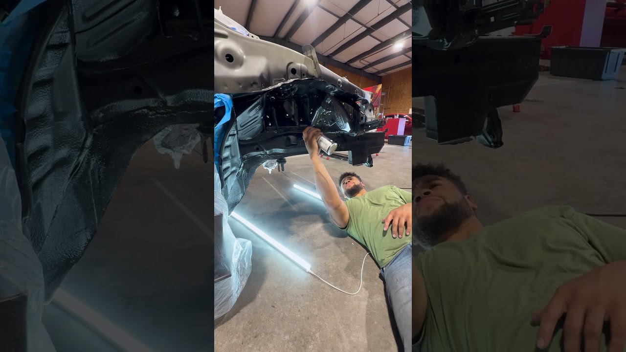 HOW TO Paint your engine bay #automobile #cartok #diy