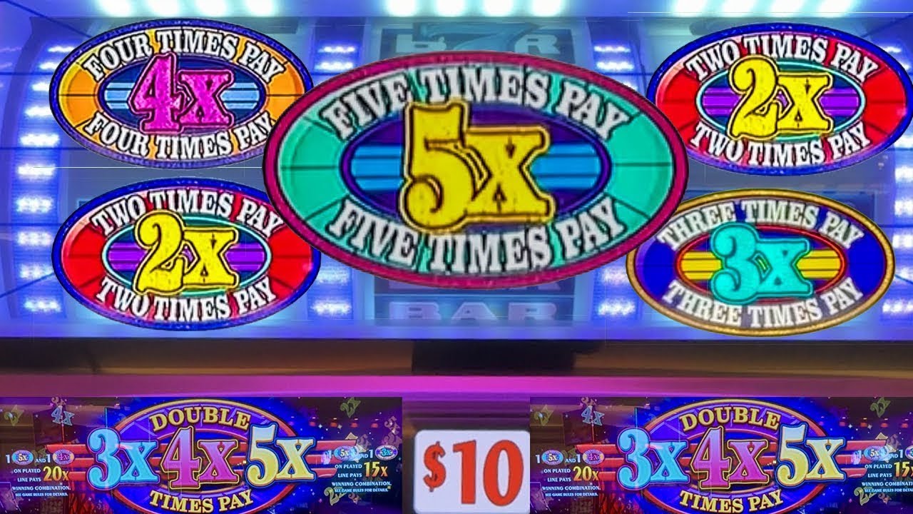 HANDPAY! $50 Spins Double 3X4X5X Times Pay Classic 3 Reel Slot