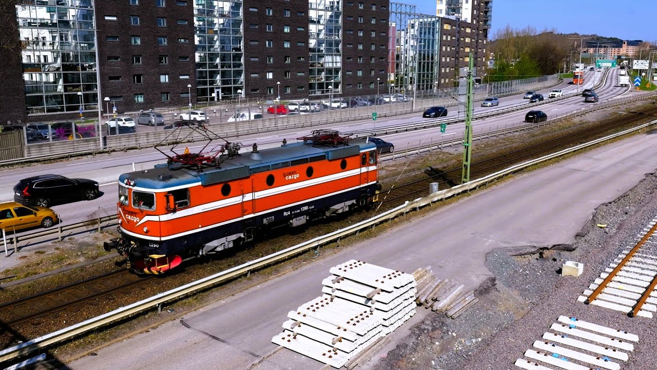 Tågspaning med Ensamma Lok - 56 lok på 23 minuter - Del 4