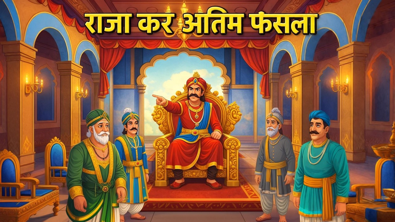 राजा का अंतिम फैसला | Raja ka Antim fesla | moral story | Hindi Kahaniya | Gk cartoon | cartoon|