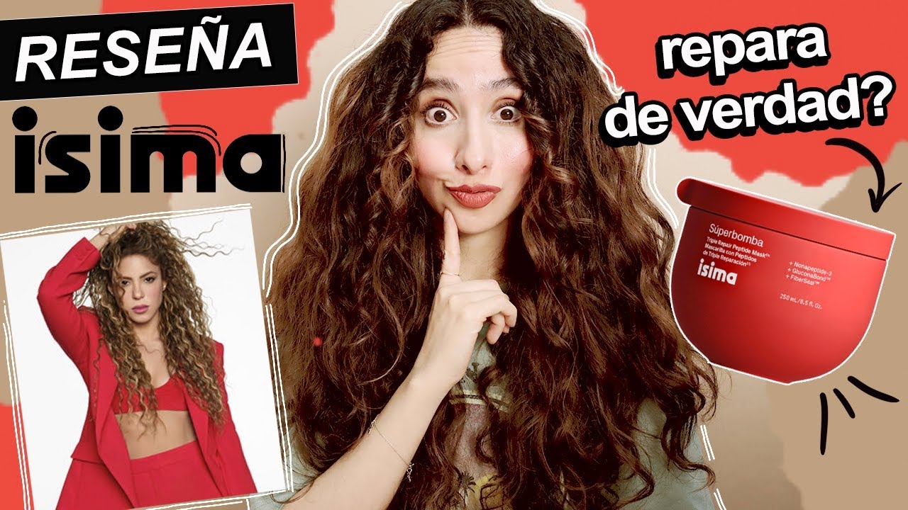 ✨Probé la mascarilla para cabello rizado de Shakira | Isima SuperBomba
