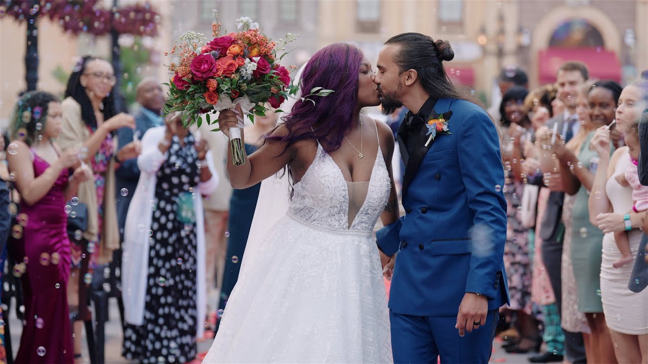 EPCOT Wedding 🧚‍♀️ Riviera Resort, Italy Pavilion & The Living Seas