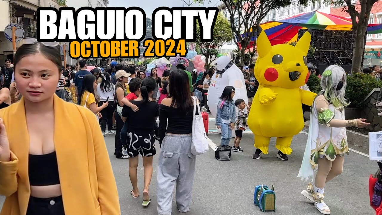 BAGUIO CITY in OCTOBER 2024 [4k] walking tour