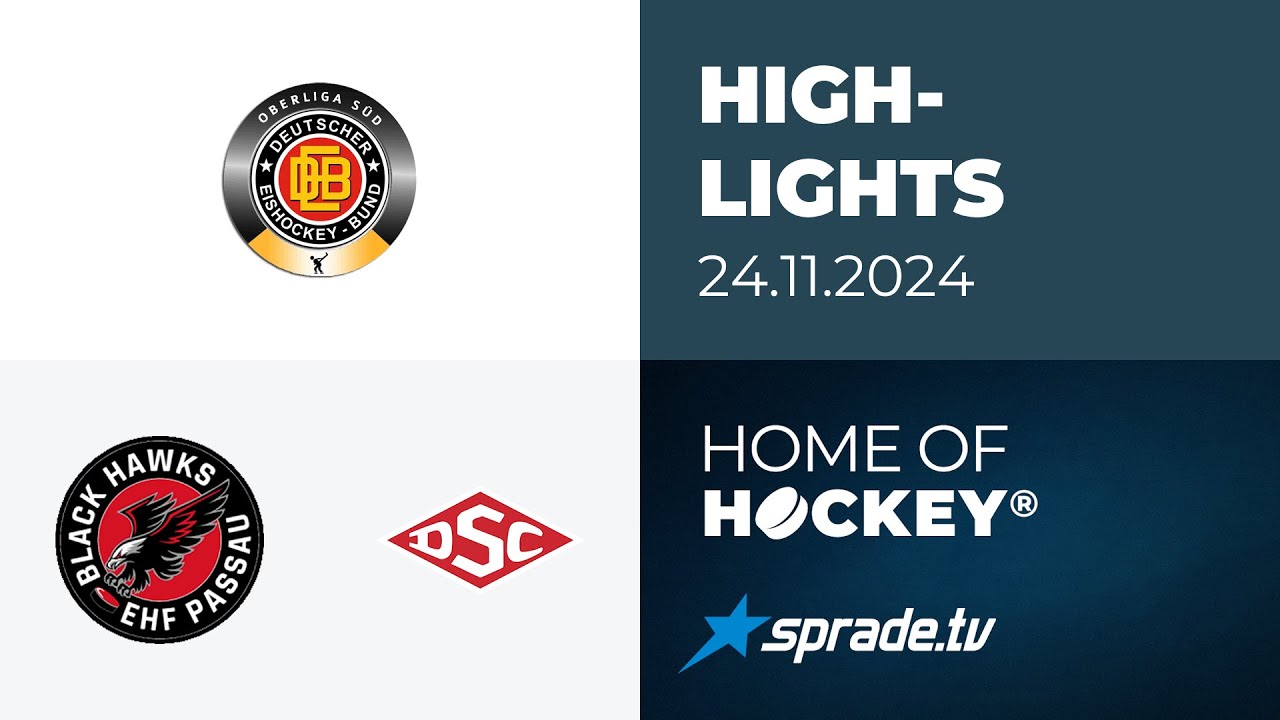24.11.2024 - Highlights - EHF Passau Black Hawks vs. Deggendorfer SC