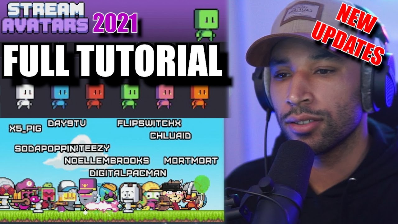 Stream Avatars Full Walkthrough & Tutorial for Twitch, YouTube & Facebook Gaming | 2021