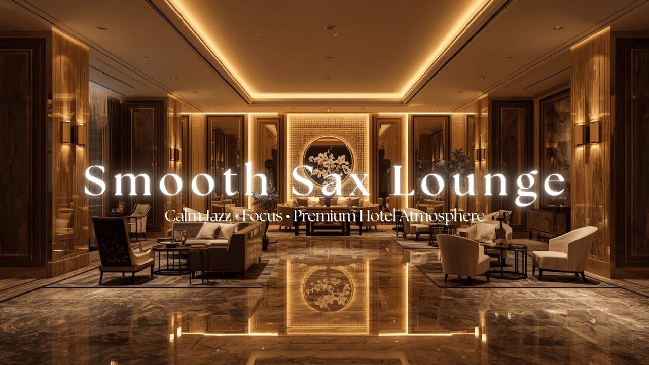 Luxury Saxophone Jazz Lounge – Smooth Hotel Ambience | Relax, Focus & Night Mood (80–90 BPM)