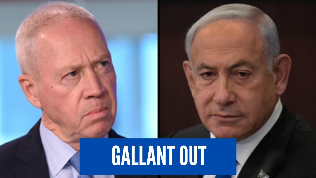 Netanyahu fires defense minister Gallant