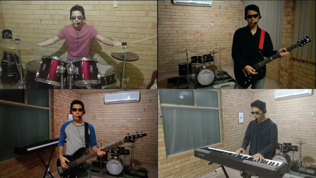 Bohemian Rhapsody cover (one person band)