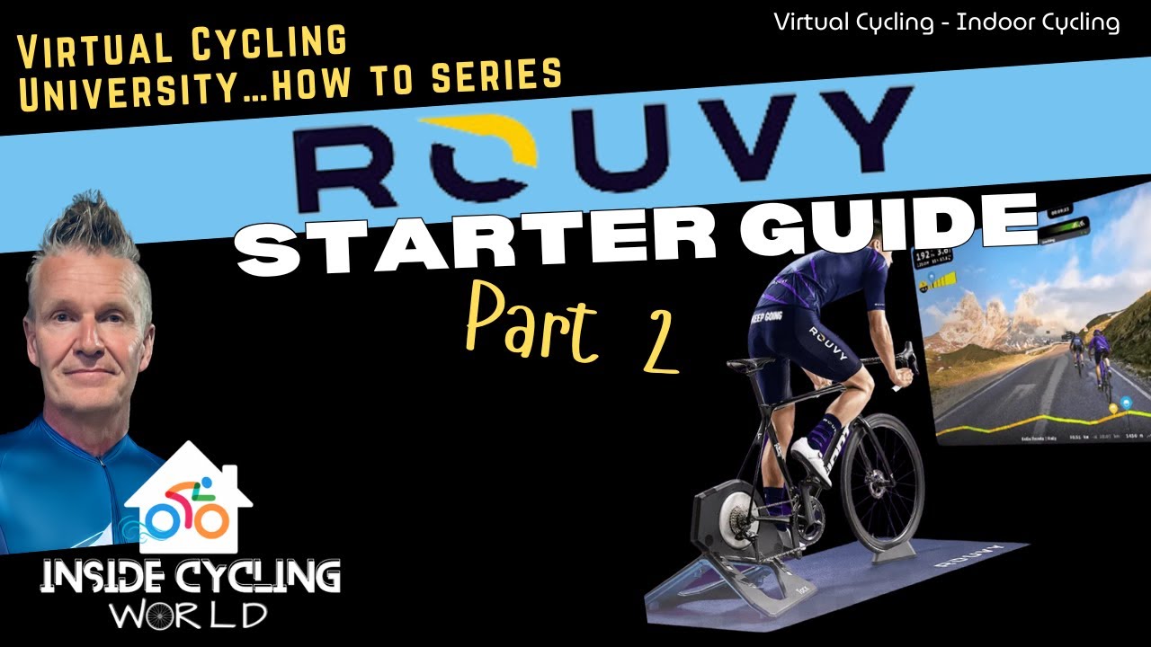 Rouvy Cycling STARTER GUIDE  Part 2    Get Yourself Set up #rouvy #rouvystarterguide