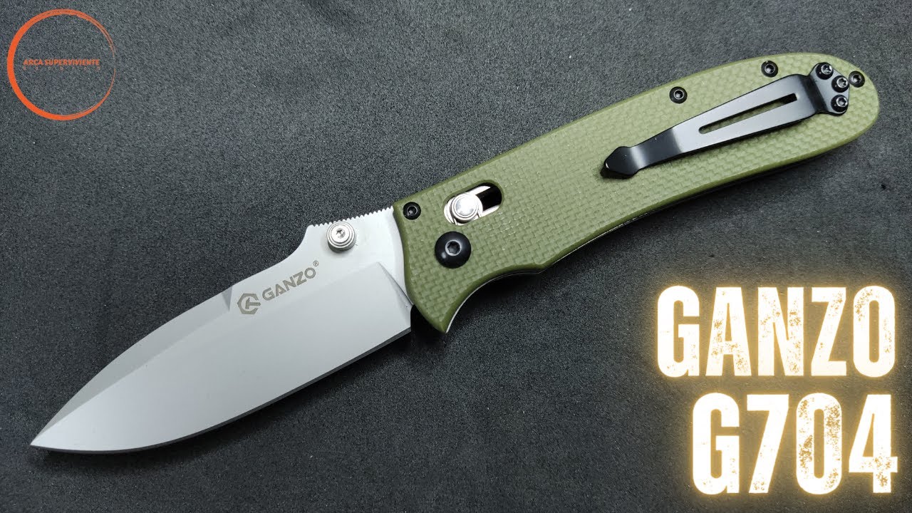 Ganzo G704 (Revisión). La navaja H&K 14205 Snody oriental.
