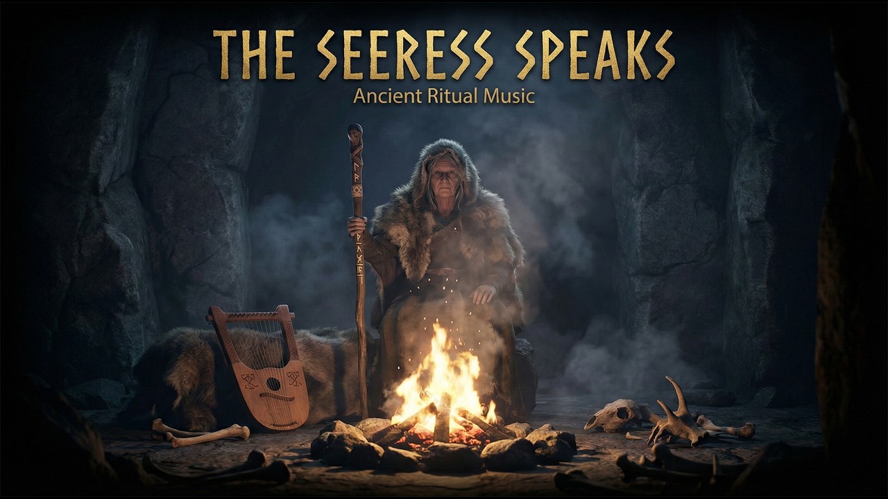 Viking Ritual Music - THE SEERESS SPEAKS | Ancient Nordic Folk & Lyre (1 Hour)