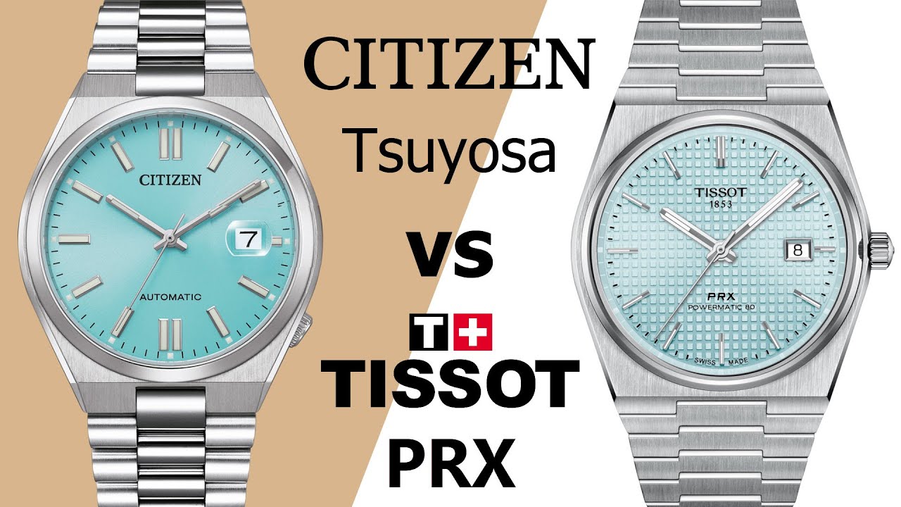 Citizen Tsuyosa vs Tissot PRX Powermatic 80 - Watch Comparison