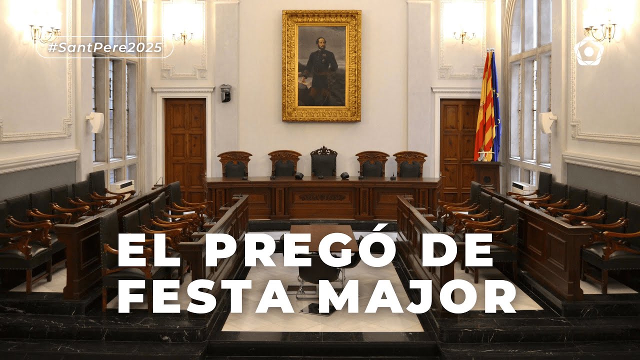 El Pregó de Festa Major | En directe #SantPere2025