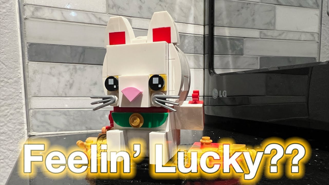 Lego Brickheadz Lucky Cat 40436 Build and Review