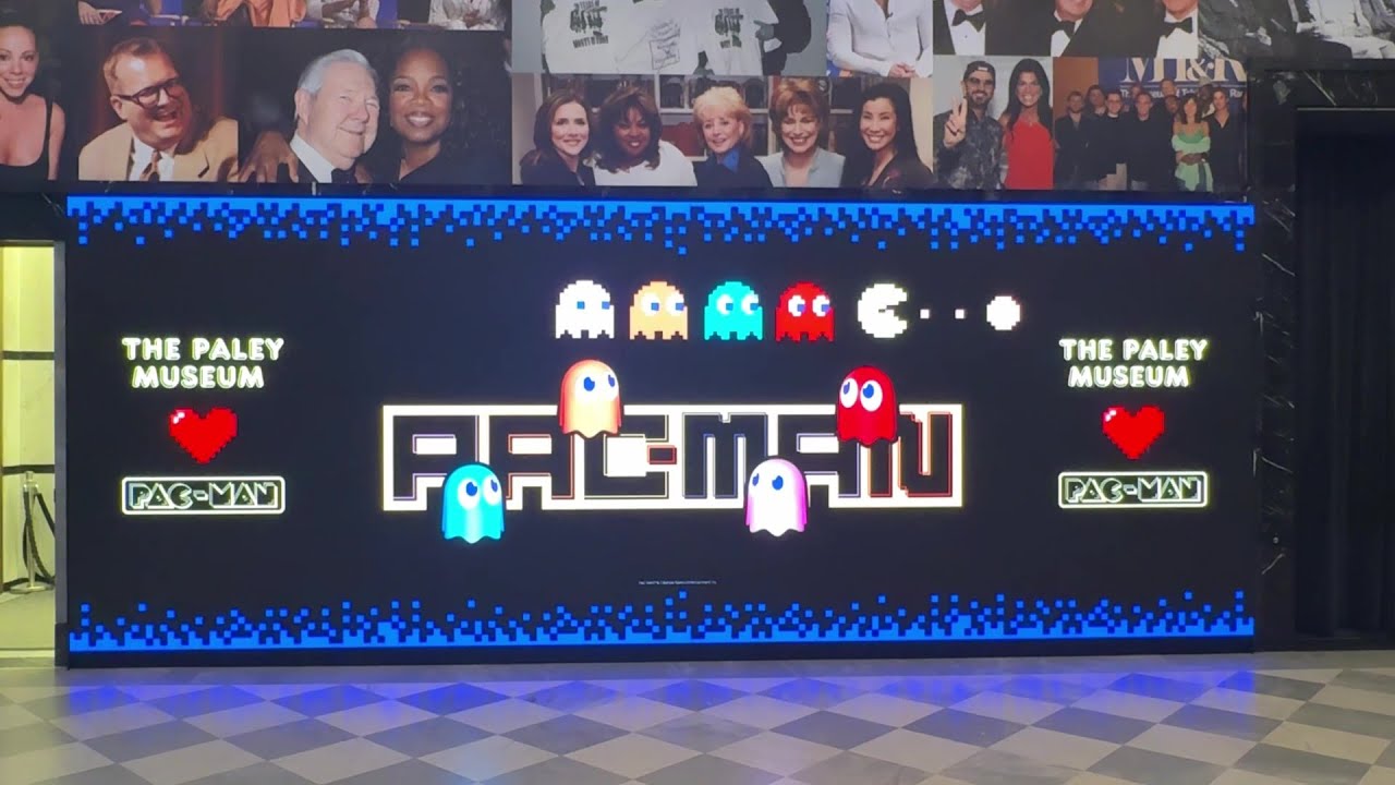 Pac-Man 45th Anniversary Exhibit at The Paley Museum