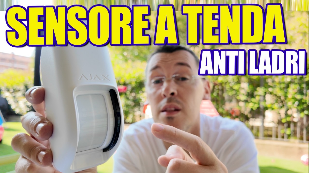 SENSORE A TENDA anti ladri con Ajax Curtain Outdoor Jeweller