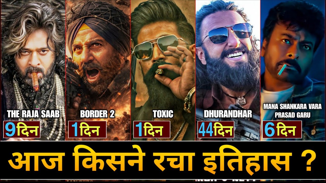 Dhurandhar Box Office Collection, Border 2 Trailer, Toxic Teaser, The Raja Saab, Prabhas, Sunny Deol