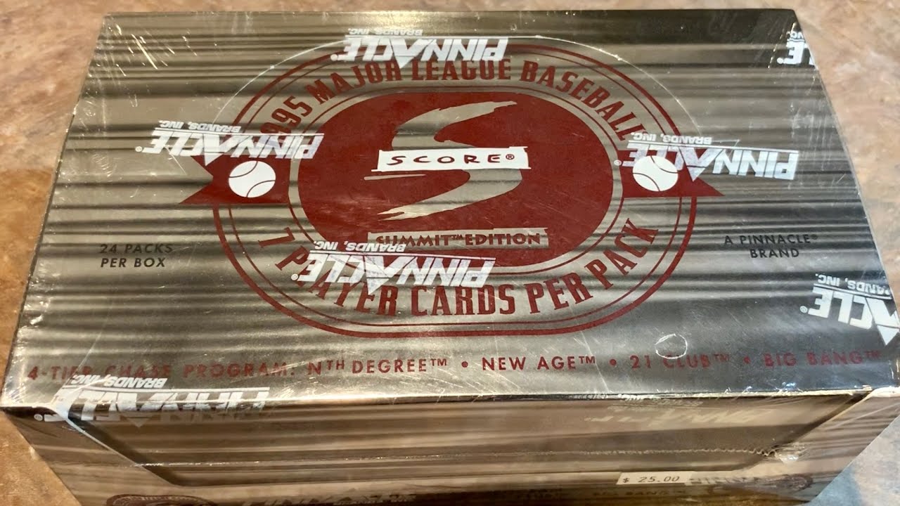 DO YOU REMEMBER THESE?  1995 SCORE SUMMIT BASEBALL CARD BOX OPENING.