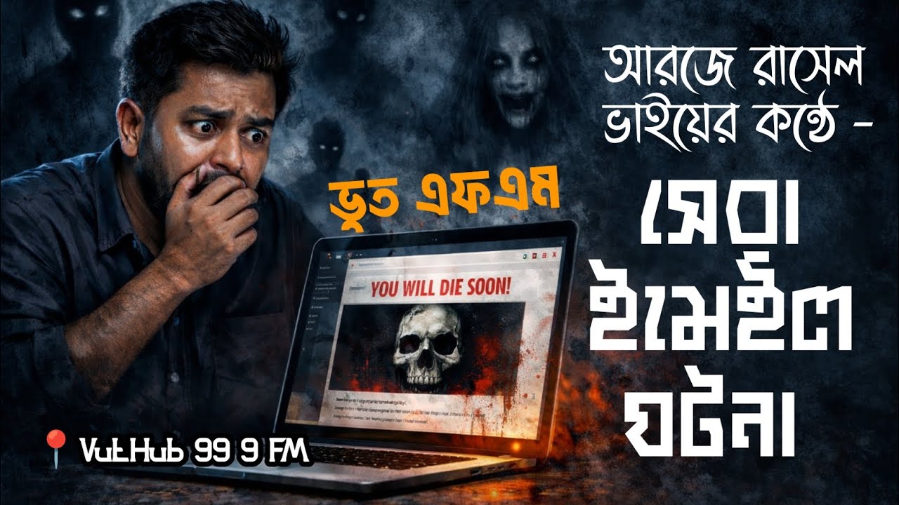 Bhoot FM - সেরা ইমেইল ঘটনা || RJ Russell || Scary Ghost Email Story || @VutHub99.9FM 