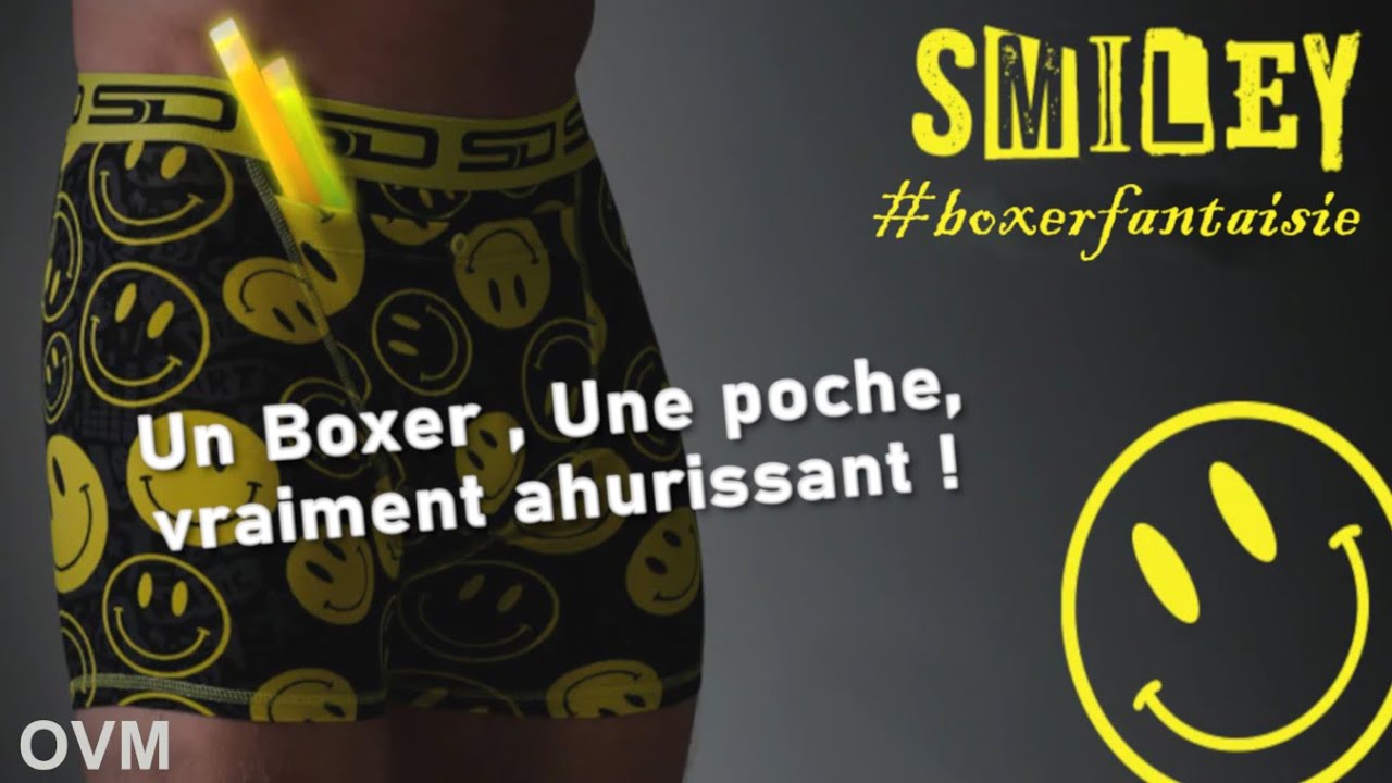 Boxer fantaisie à poche surprise marque Smuggling -- OVM en 3mins