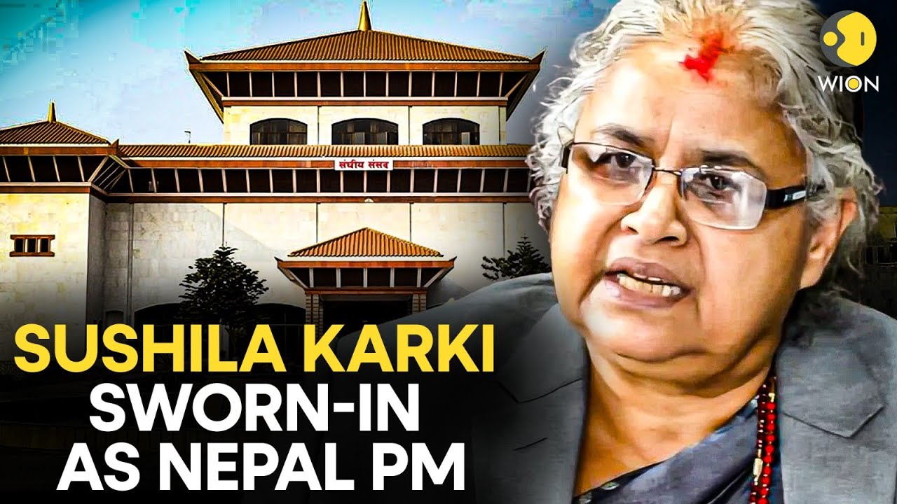 Nepal: Sushila Karki Takes Oath As Nation's First Woman Prime Minister | WION LIVE