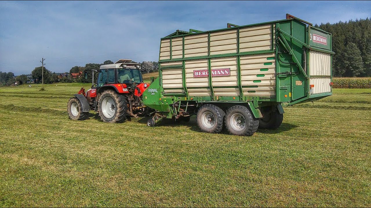 TrocknungXL/Steyr 9095MT & Steyr 9086 mit Bergmann Royal//