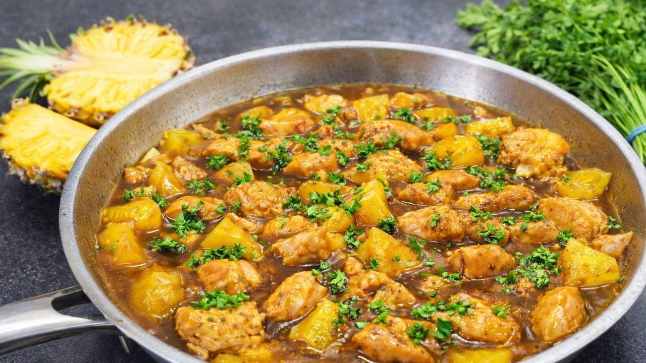 I Cooked Chicken With Pineapple… And THIS Happened! 🍍🍗