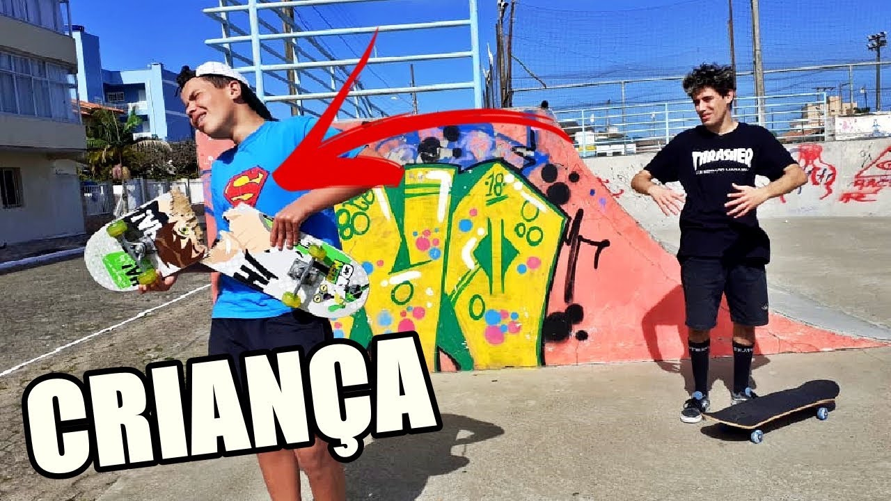 SKATISTA VS CRIANÇA - Parte 03