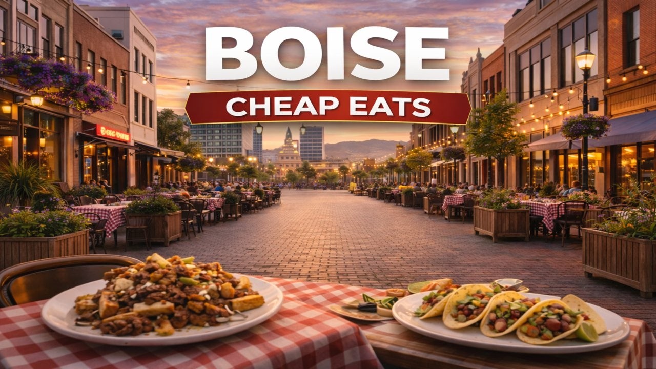 Топ-7 недорогих ресторанов в Бойсе, штат Айдахо, США | Лучшие недорогие рестораны в Бойсе, штат А...