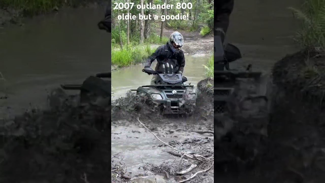 Can am Outlander 800 still gets it!!#shorts #cjmudco