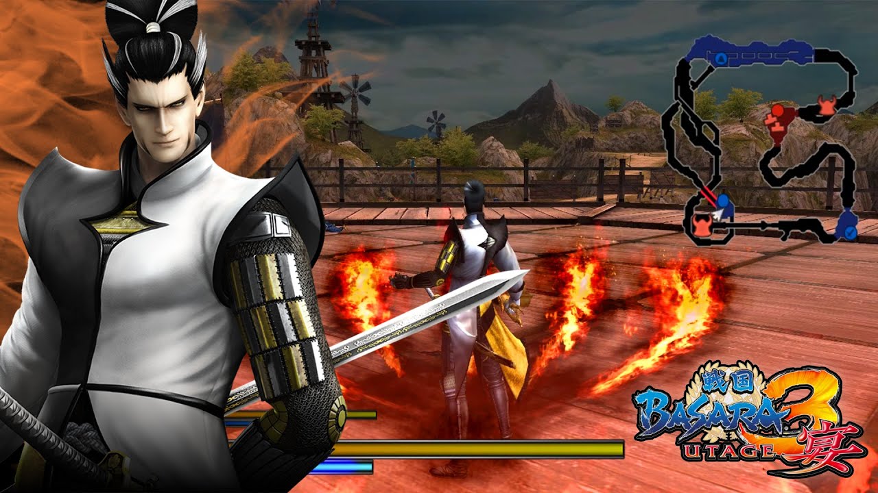 SEMUA SKILL MATSUNAGA HISAHIDE - BASARA 3 UTAGE