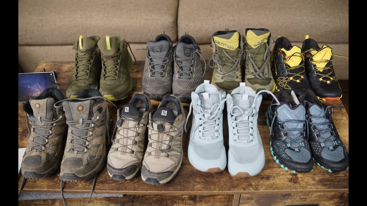 登山鞋测评｜讲讲我穿过的登山鞋: Merrell, Salomon, Altra, Arcteryx, la sportiva ｜Hiking Shoes Review