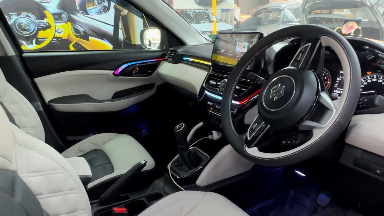 Grand Vitara Modified | Grand vitara Top to luxury interior | Grand vitara ambient light |
