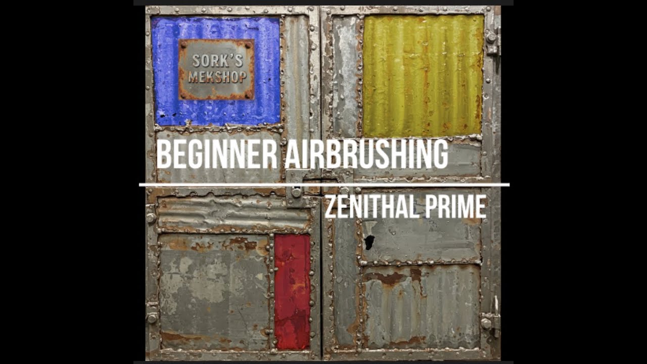 Airbrushing a Zenithal Prime