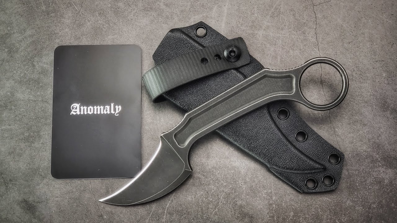 Bastinelli Anomaly Fixed Blade Tactical Knife:  Karambit, Elvia, or Both?