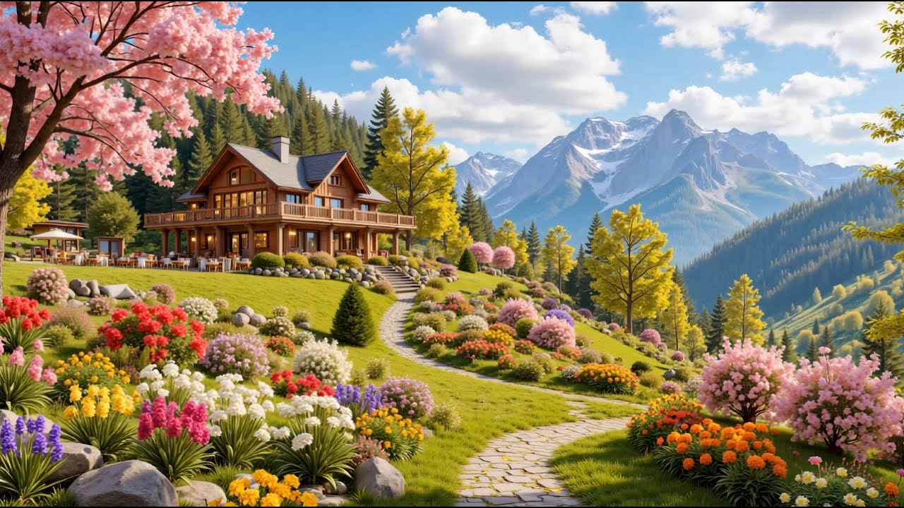 Elegant Spring Jazz Café Smooth Jazz for Stress Relief, Study and Tranquility