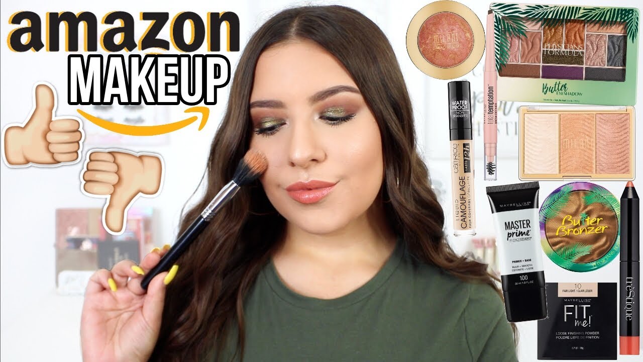 AMAZON MAKEUP MUST HAVES + FAILS... *full face of amazon makeup!*  | Jackie Ann