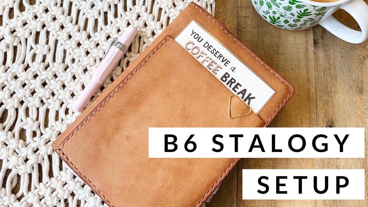 B6 Stalogy Flip Through | Setup | HANDSTITCHEDLEATHERT cover