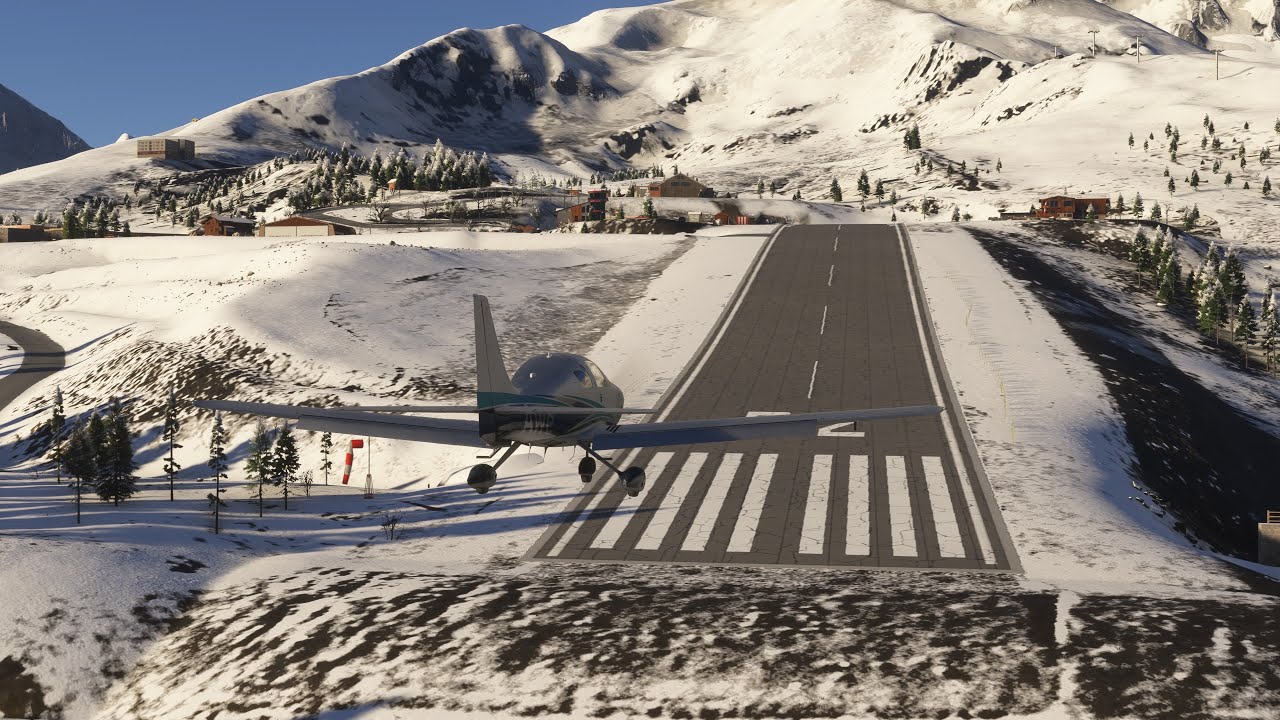 MSFS 2024 | This Pyscho Runway: Courcheval LFLJ | Private Charter Live | PS5 Gameplay