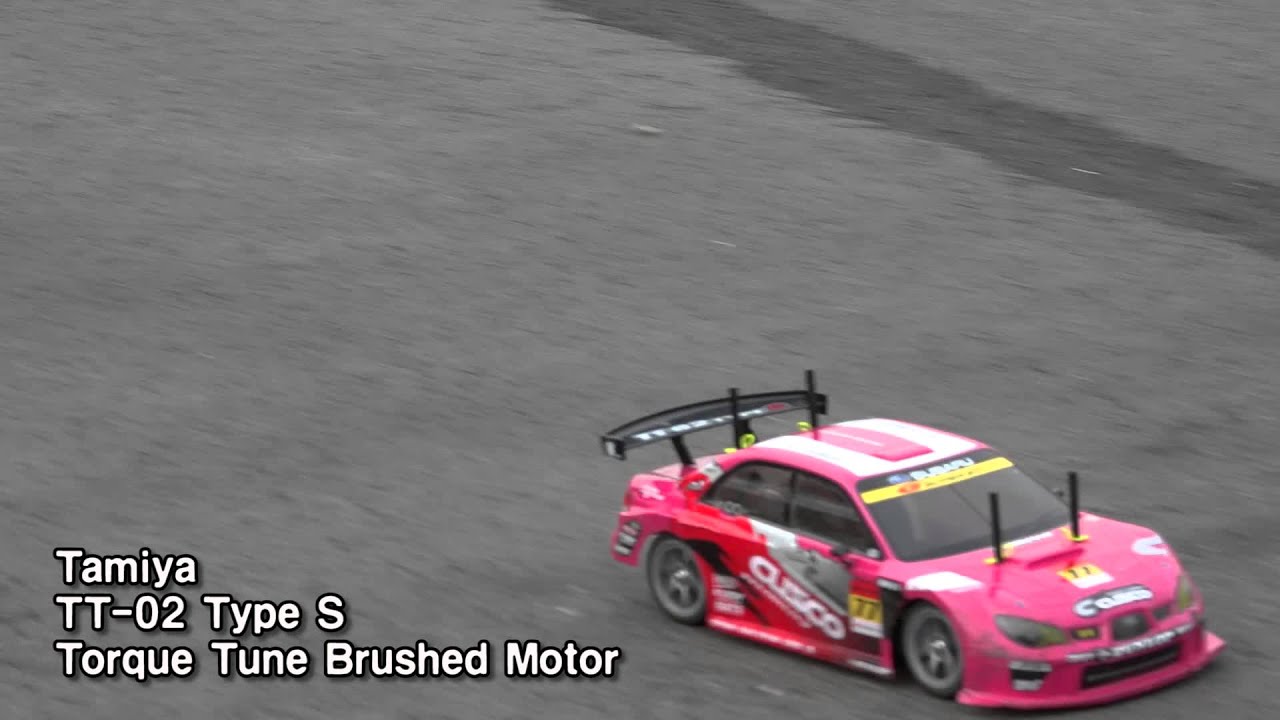 Tamiya, TT02 brushed vs brushless motor, GRC 써킷