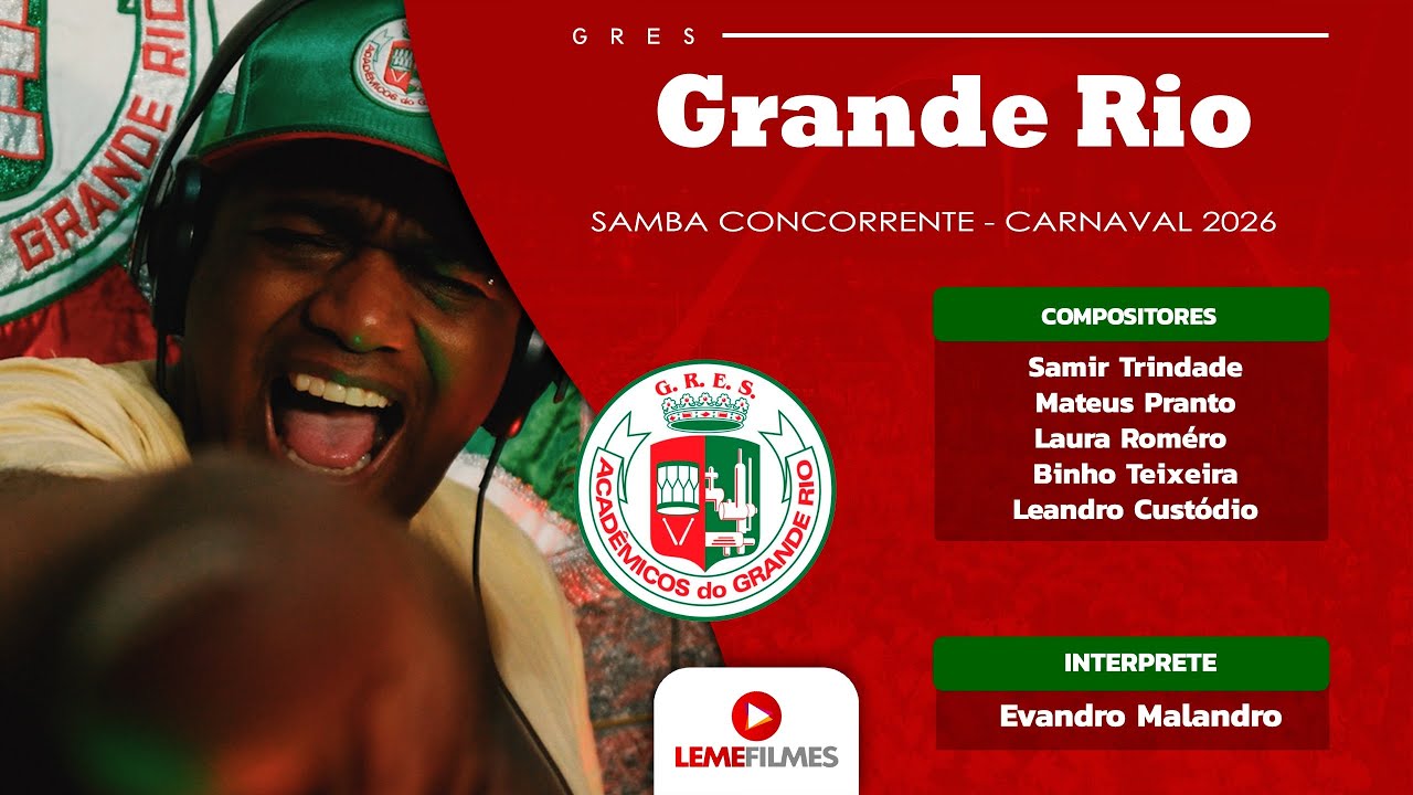 Grande Rio 2026 - Samba Concorrente de Samir Trindade e Parceiros